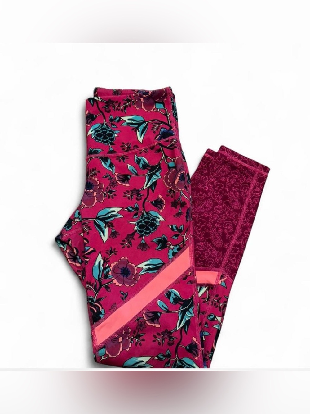 Old navy active women’s floral high rise leggings size medium